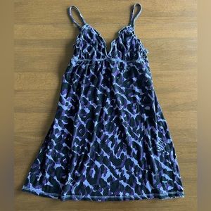 “I only sleep in pink” Victoria’s Secret Cheetah Print Purple Small